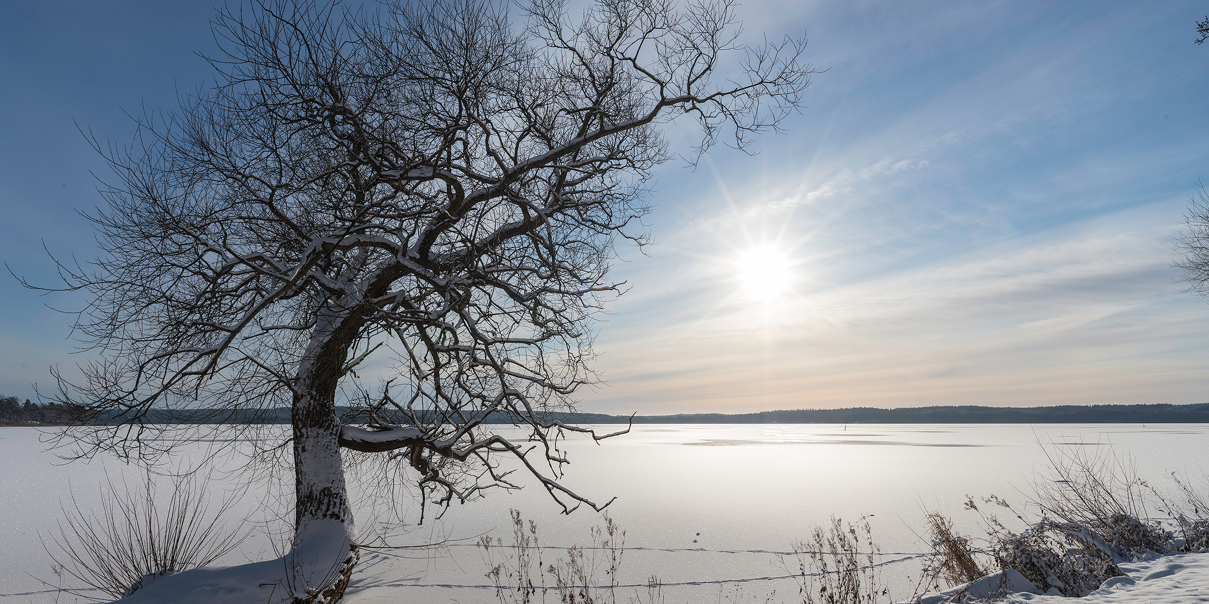 Sigtuna Mälaren på vintern